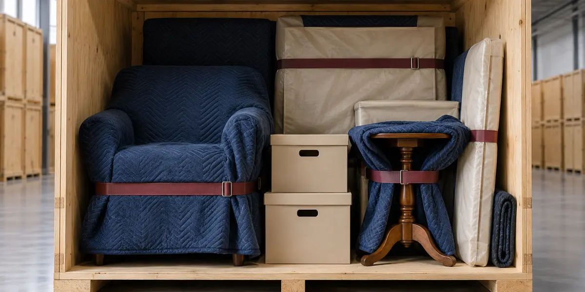 Packing Aberford and Storage Aberford secure storage crate